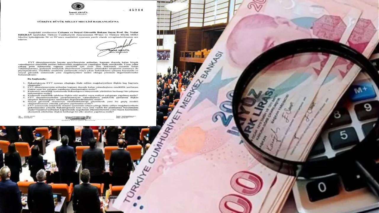 EYT sonrası milyonların beklediği adım atıldı: 2000-2008 girişlilere kademeli emeklilik düzenlemesi, Meclis'e 6 maddelik önerge sunuldu! 1